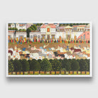Krishna Procession - Classical Indian Art 2 : 3 Horizontal Premium Wall Art Canvas by MeriDeewar