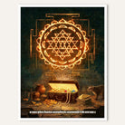 Kuber Yantra | Yantra Wall Art 3 : 4 Vertical Premium Wall Art Canvas by MeriDeewar