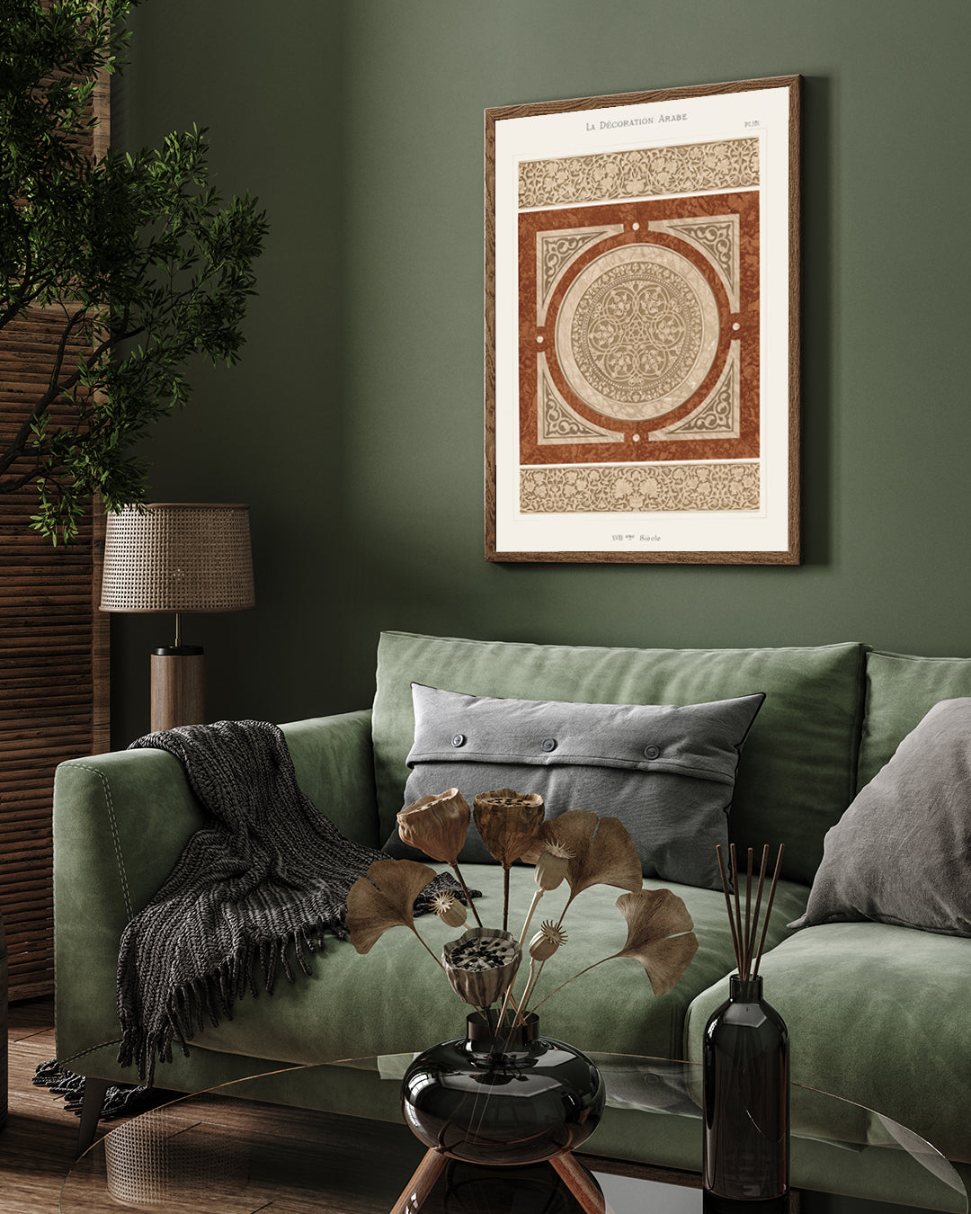 La Decoration Arabe Artwork 3 : 4 Vertical New Premium Wall Art Canvas by MeriDeewar