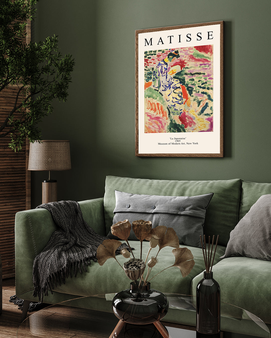 La Japonaise by Henri Matisse 3 : 4 Vertical New Premium Wall Art Canvas by MeriDeewar
