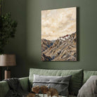 "Ladakh Cliffside Monastery" Mountain Architecture Giclée Print | Fine Art Wall Art 2 : 3 Vertical Premium Wall Art Canvas by MeriDeewar
