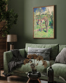 Landscape at Saint-Charles by Camille Pissarro 3 : 4 Vertical New Premium Wall Art Canvas by MeriDeewar