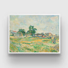 Landscape Near Paris Painting by Paul Cézanne 3 : 4 Horizontal New Premium Wall Art Canvas by MeriDeewar