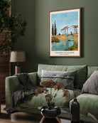 Langlois Bridge at Arles Painting by Vincent van Gogh 3 : 4 Vertical New Premium Wall Art Canvas by MeriDeewar