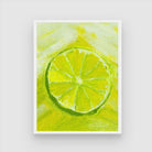 Lime Abstract Canvas - Modern Art for Your Walls | MeriDeewar 3 : 4 Vertical New Premium Wall Art Canvas by MeriDeewar