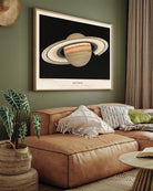 Lithograph Saturne 3 : 4 Horizontal New Premium Wall Art Canvas by MeriDeewar
