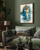 Lord Ganesh Ji Wall Painting Premium Wall Art Canvas by MeriDeewar