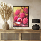 Lychee Abstract Art Painting - Vibrant Wall Art for Modern Homes 3 : 4 Vertical New Premium Wall Art Canvas by MeriDeewar