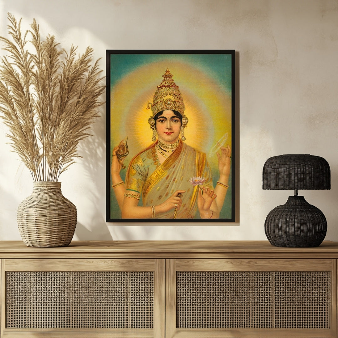 M V Dhurandhar's Neerja Indira Devi Artwork - Buy on MeriDeewar 3 : 4 Vertical New Premium Wall Art Canvas by MeriDeewar