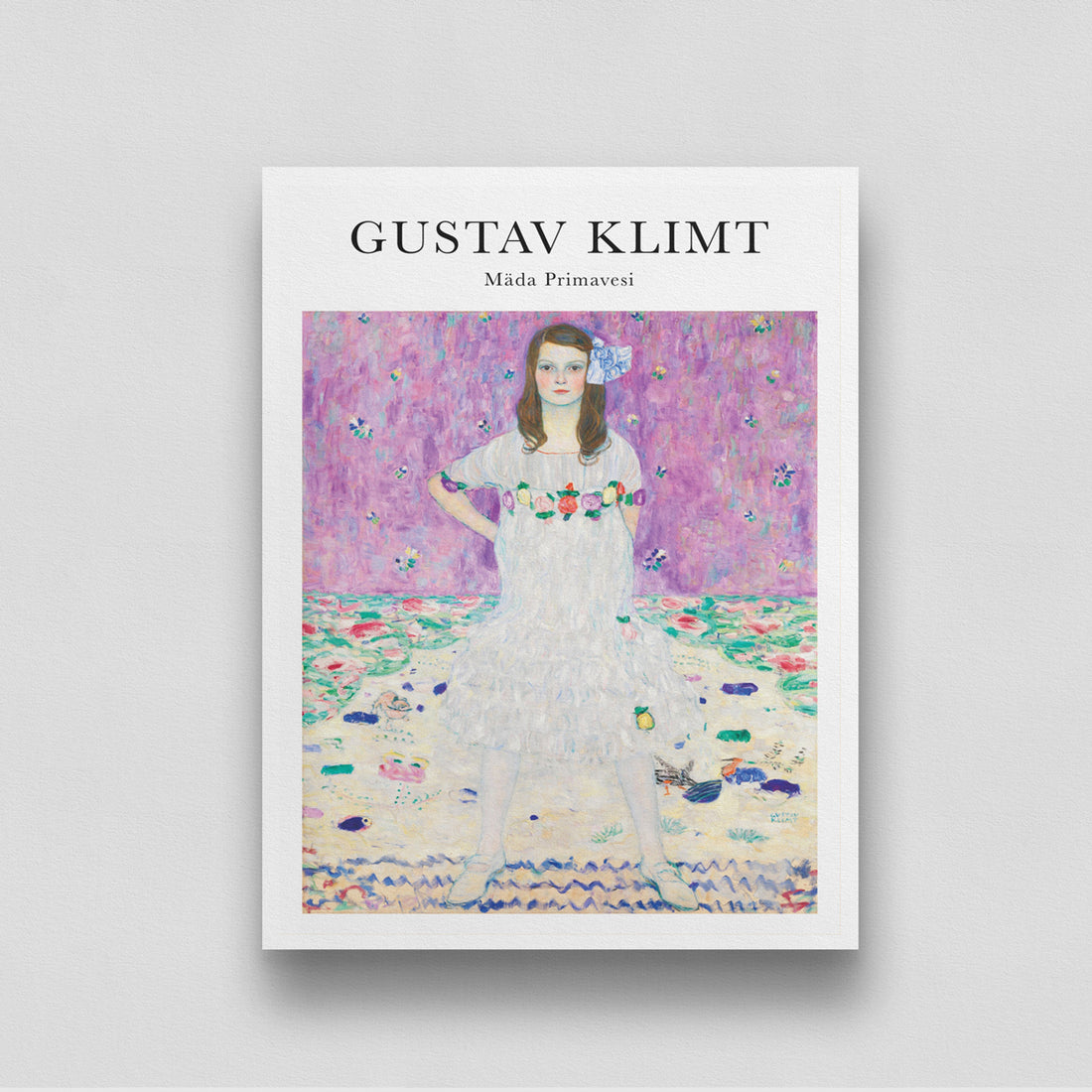 Mada Primavesi by Gustav Klimt 3 : 4 Vertical New Premium Wall Art Canvas by MeriDeewar