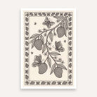 "Madhubani Mango Orchard" Traditional Indian Folk Art Giclée Print | Fine Art Wall Art 2 : 3 Vertical Premium Wall Art Canvas by MeriDeewar