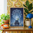 Mahamrityunjaya Yantra | Yantra Wall Art 3 : 4 Vertical Premium Wall Art Canvas by MeriDeewar