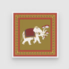 Majestic Elephant Wall Art - Captivating Canvas for Art Lovers 1 : 1 Square Premium Wall Art Canvas by MeriDeewar