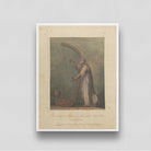Man Playing a Harp by James Bruce 3 : 4 Vertical New Premium Wall Art Canvas by MeriDeewar