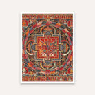 Mandala Buddhist Spiritual Painting for Home | Nairatmya Buddha Wall Art | Giclée Print 3 : 4 Vertical Premium Wall Art Canvas by MeriDeewar