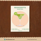 Margarita Cocktail Poster 3 : 4 Vertical New Premium Wall Art Canvas by MeriDeewar