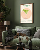 Margarita Cocktail Poster 3 : 4 Vertical New Premium Wall Art Canvas by MeriDeewar