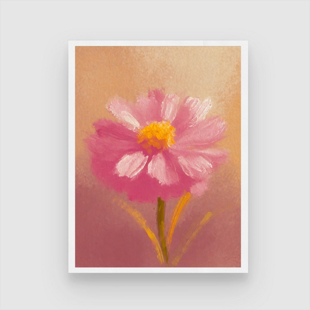 Marigold Abstract Art Painting for Vibrant Home Decor - MeriDeewar 3 : 4 Vertical New Premium Wall Art Canvas by MeriDeewar