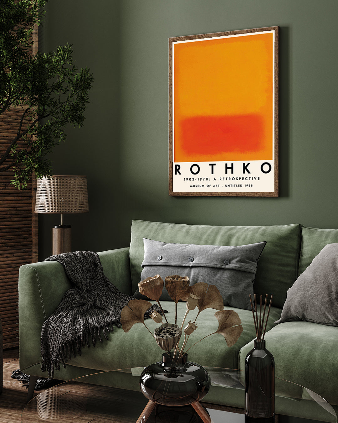 Mark Rothko 1 Artwork 3 : 4 Vertical New Premium Wall Art Canvas by MeriDeewar