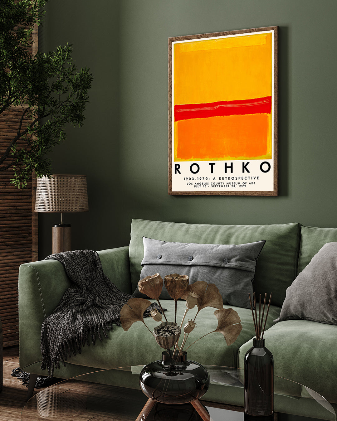 Mark Rothko 2 Artwork 3 : 4 Vertical New Premium Wall Art Canvas by MeriDeewar