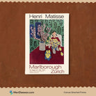 Marlborough Zürich by Henri Matisse 3 : 4 Vertical New Premium Wall Art Canvas by MeriDeewar