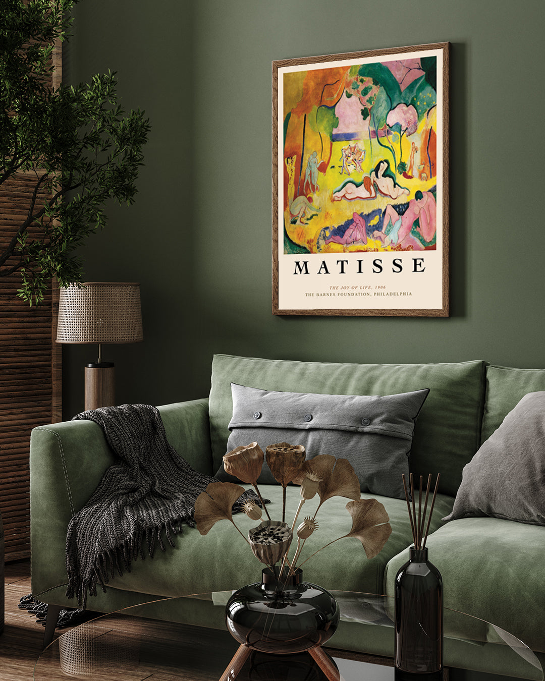 Matise The Joy of Life Painting by Henri Matisse 3 : 4 Vertical New Premium Wall Art Canvas by MeriDeewar