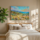 "Mediterranean Coastal Sunset" Giclée Print | Indian Wall Art Print 3 : 2 Horizontal Premium Wall Art Canvas by MeriDeewar