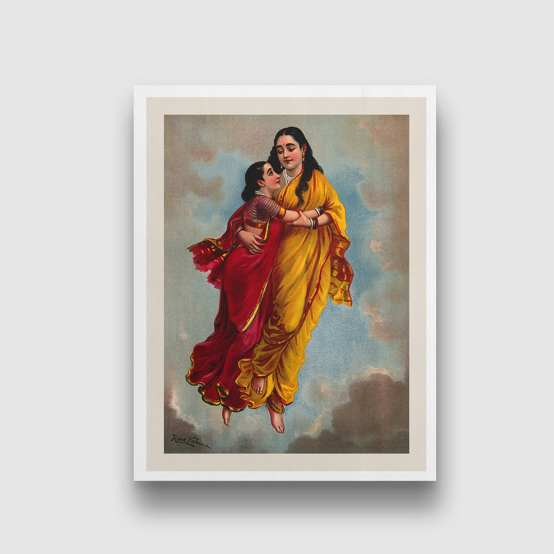 Menaka Shakuntala 3 : 4 Vertical New Premium Wall Art Canvas by MeriDeewar