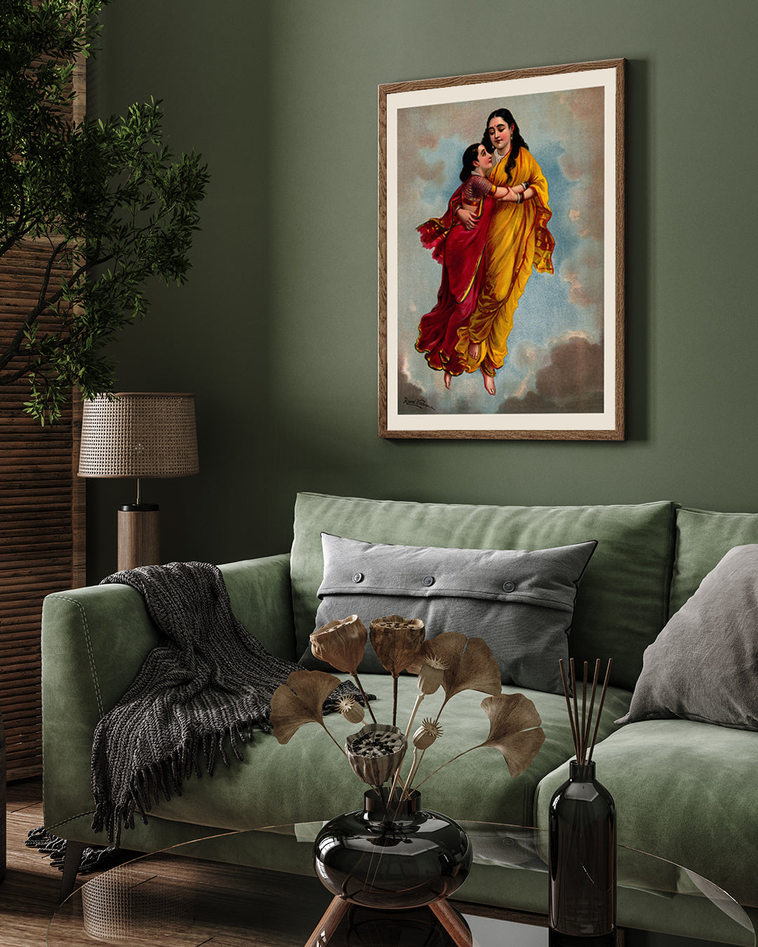 Menaka Shakuntala 3 : 4 Vertical New Premium Wall Art Canvas by MeriDeewar