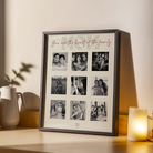 MeriDeewar Personalized MOM 9-Photo Collage Frame with Custom Heartfelt Message custom Premium Wall Art Canvas by MeriDeewar