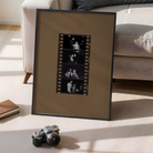 MeriDeewar Personalized Vintage Film Strip Photo Frame – Custom Cinematic Memory Wall Art custom Premium Wall Art Canvas by MeriDeewar