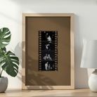 MeriDeewar Personalized Vintage Film Strip Photo Frame – Custom Cinematic Memory Wall Art custom Premium Wall Art Canvas by MeriDeewar