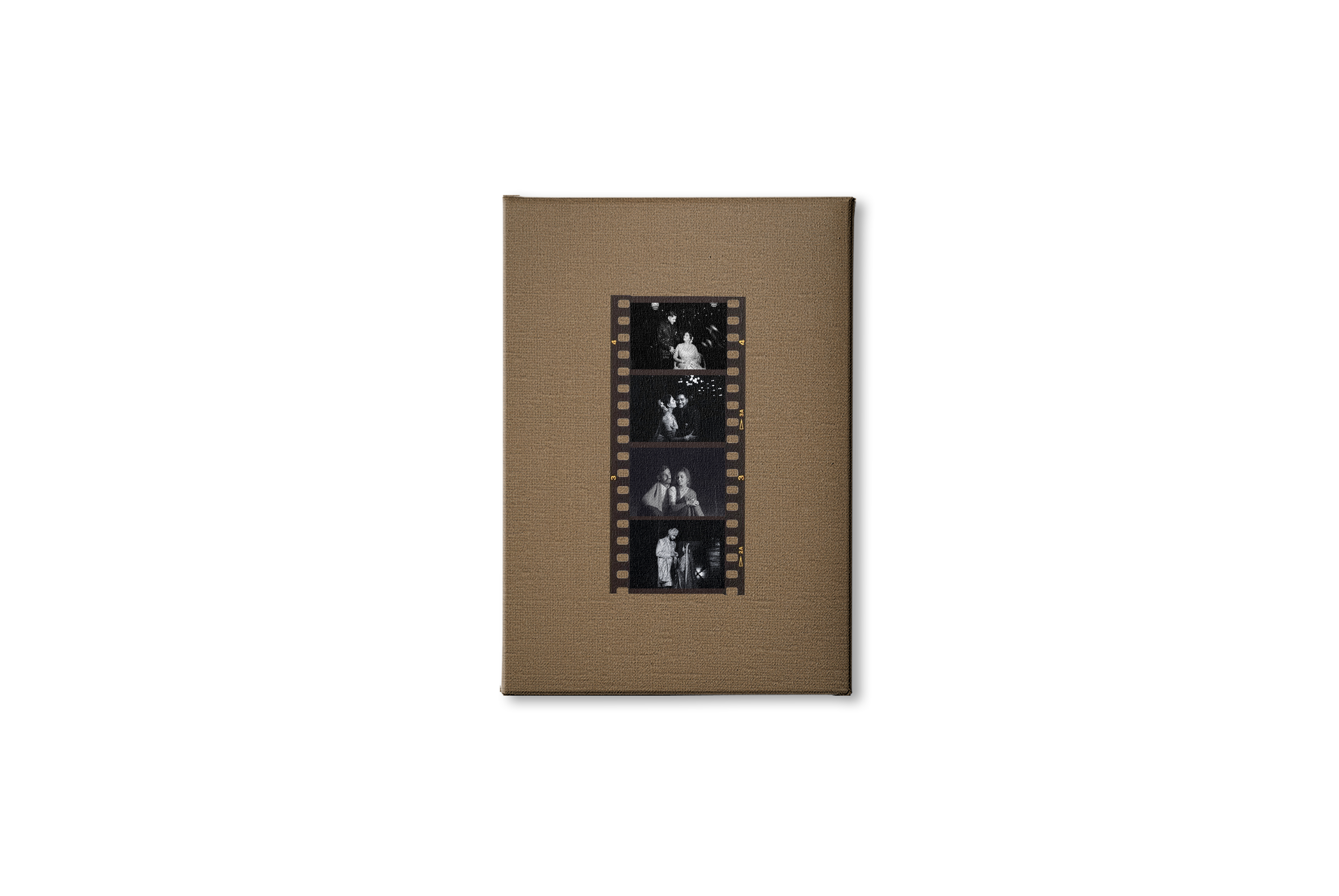 MeriDeewar Personalized Vintage Film Strip Photo Frame – Custom Cinematic Memory Wall Art custom Premium Wall Art Canvas by MeriDeewar