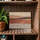 Mitti | Earth Tones Panoramic Abstract Wall Art 3 : 2 Horizontal Premium Wall Art Canvas by MeriDeewar