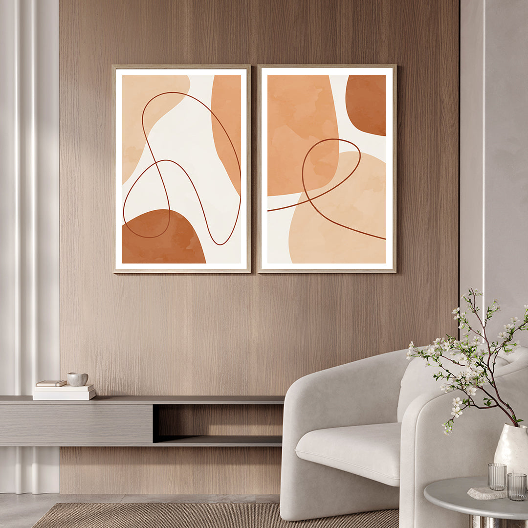 Modern Abstract Art Painting - Dynamic Canvas for Home Decor Walls Premium Wall Art Canvas by MeriDeewar