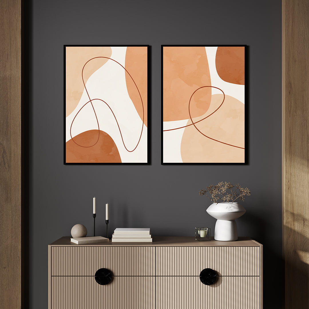 Modern Abstract Art Painting - Dynamic Canvas for Home Decor Walls Premium Wall Art Canvas by MeriDeewar