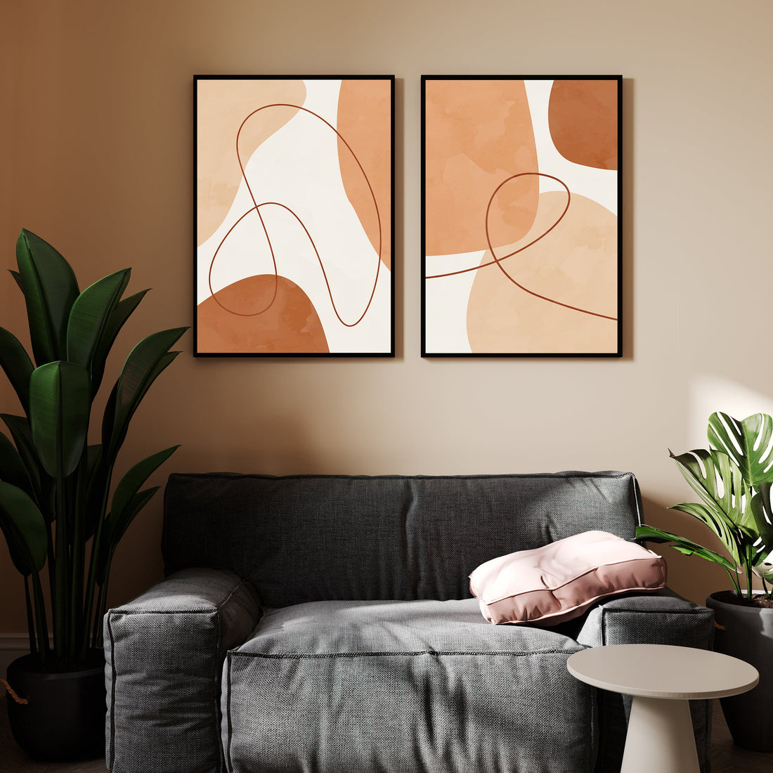 Modern Abstract Art Painting - Dynamic Canvas for Home Decor Walls Premium Wall Art Canvas by MeriDeewar