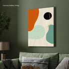 Modern Balance – Mid-Century Abstract Canvas 2 : 3 Vertical Premium Wall Art Canvas by MeriDeewar