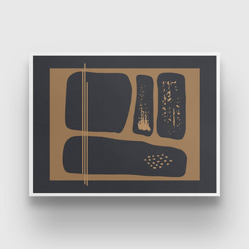 Modern Boho Abstract by Matisse Picasso 3 : 4 Horizontal New Premium Wall Art Canvas by MeriDeewar