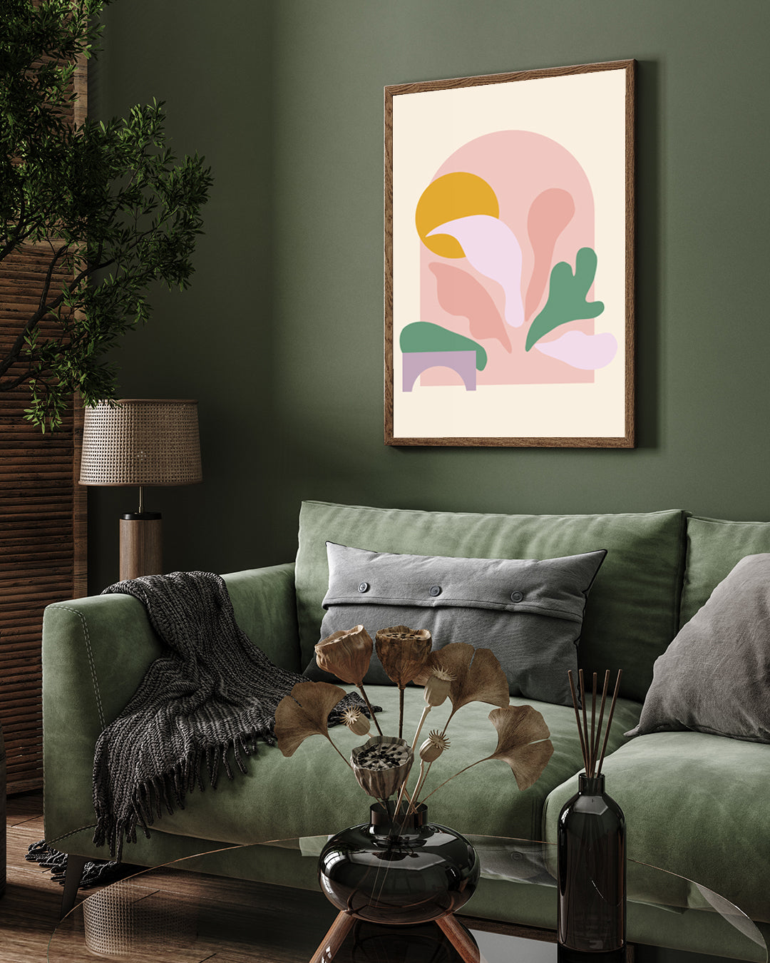 Modern Flower Artwork by Henri Matisse 3 : 4 Vertical New Premium Wall Art Canvas by MeriDeewar