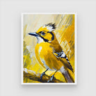 Modern Jay Bird Abstract Painting - Buy Online at MeriDeewar 3 : 4 Vertical New Premium Wall Art Canvas by MeriDeewar