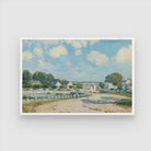 Morning in Montigny – French Village Impressionist Canvas 2 : 3 Horizontal Premium Wall Art Canvas by MeriDeewar