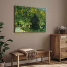 Nature Scenery Painting for Living Room – Van Gogh Avenue in the Park | Giclée Fine Art Print 4 : 3 Horizontal Premium Wall Art Canvas by MeriDeewar