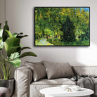 Nature Scenery Painting for Living Room – Van Gogh Avenue in the Park | Giclée Fine Art Print 4 : 3 Horizontal Premium Wall Art Canvas by MeriDeewar