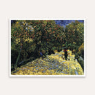 Nature Scenery Painting for Living Room – Van Gogh Chestnut Trees Avenue | Giclée Fine Art Print 4 : 3 Horizontal Premium Wall Art Canvas by MeriDeewar