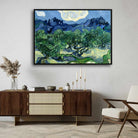 Nature Scenery Painting for Living Room – Van Gogh Olive Trees | Giclée Fine Art Print 4 : 3 Horizontal Premium Wall Art Canvas by MeriDeewar