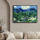 Nature Scenery Painting for Living Room – Van Gogh Olive Trees | Giclée Fine Art Print 4 : 3 Horizontal Premium Wall Art Canvas by MeriDeewar