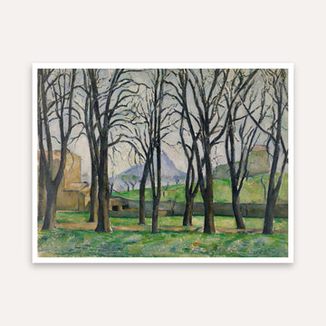 Nature Tree Painting for Living Room | Scenery Wall Art | Giclée Fine Art Print 5 : 4 Horizontal Premium Wall Art Canvas by MeriDeewar