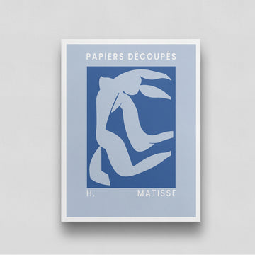 Nu Bleu by Henri Matisse 3 : 4 Vertical New Premium Wall Art Canvas by MeriDeewar