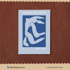 Nu Bleu by Henri Matisse 3 : 4 Vertical New Premium Wall Art Canvas by MeriDeewar
